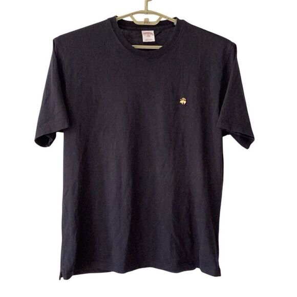 Brooks Brothers 346 Crewneck S/S T-shirt Men’s XL Logo 100% Cotton Navy Blue - Picture 1 of 4